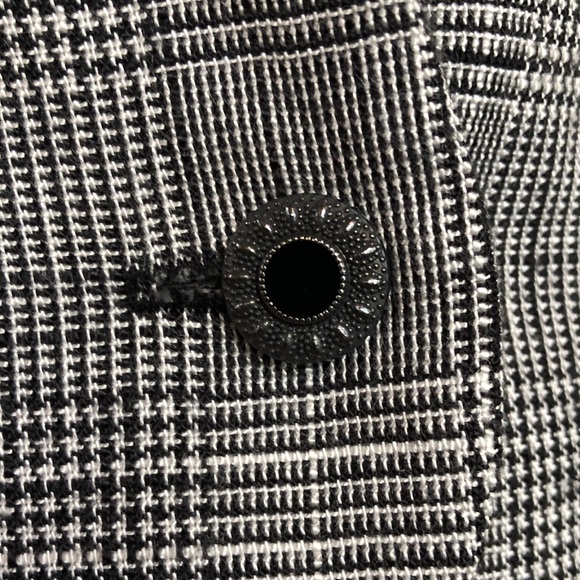 Vintage Glen Plaid Fitted Cropped Lined Blazer (11/12) - Picture 15 of 16